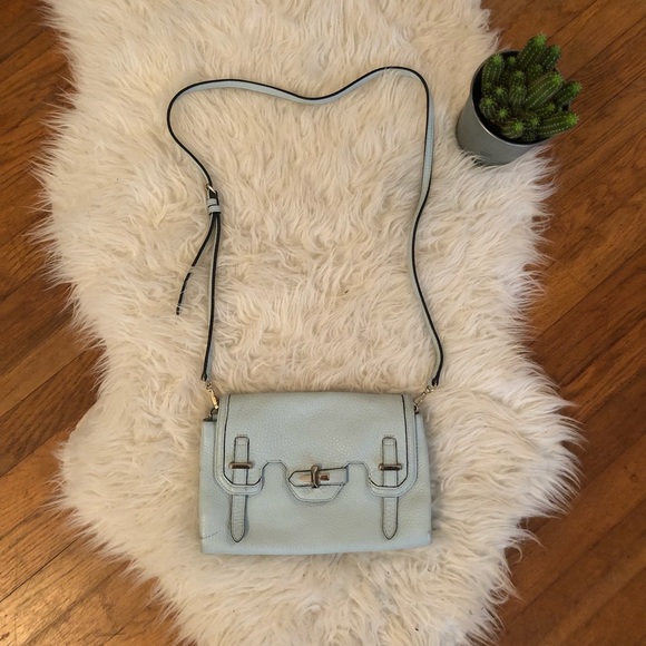 Rebecca Minkoff Handbags - Rebecca Minkoff Ice Blue Leather Crossbody